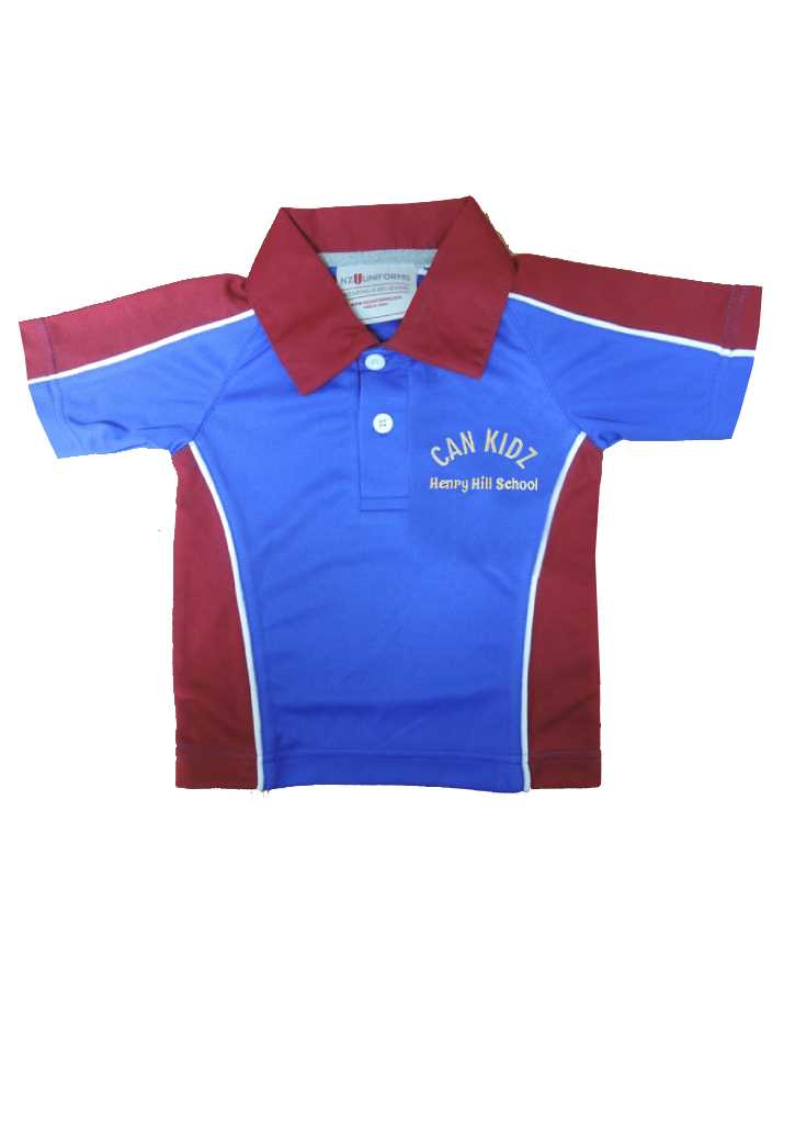 Henry Hill School Polo Royal/Maroon